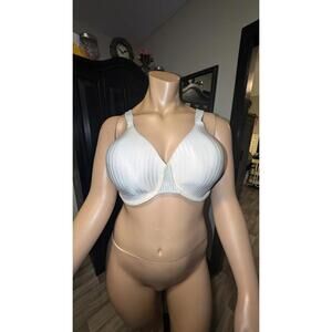 Playtex Style 4747 44DD White Comfort Strap Underwire Bra